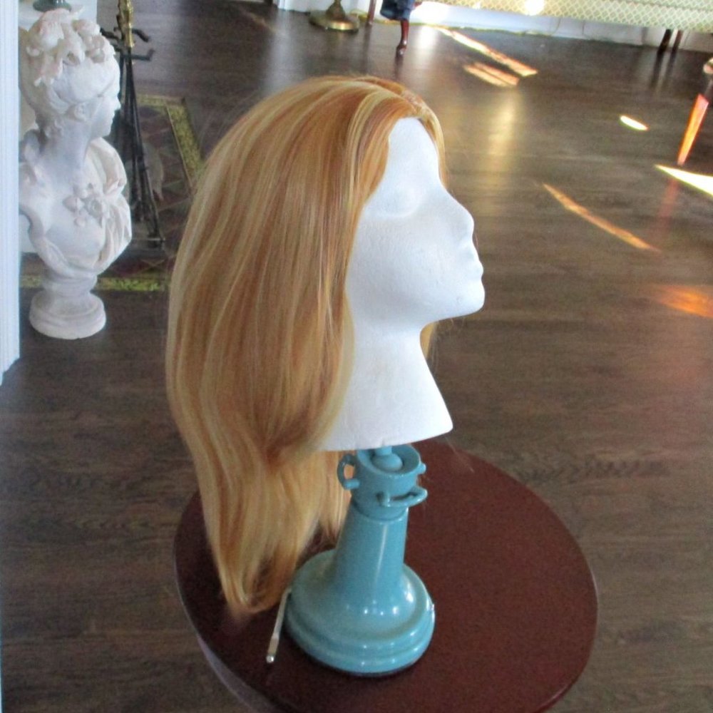 NWT's "Sassy Straight" Golden Blonde w/Golden Brown Highlights Wig